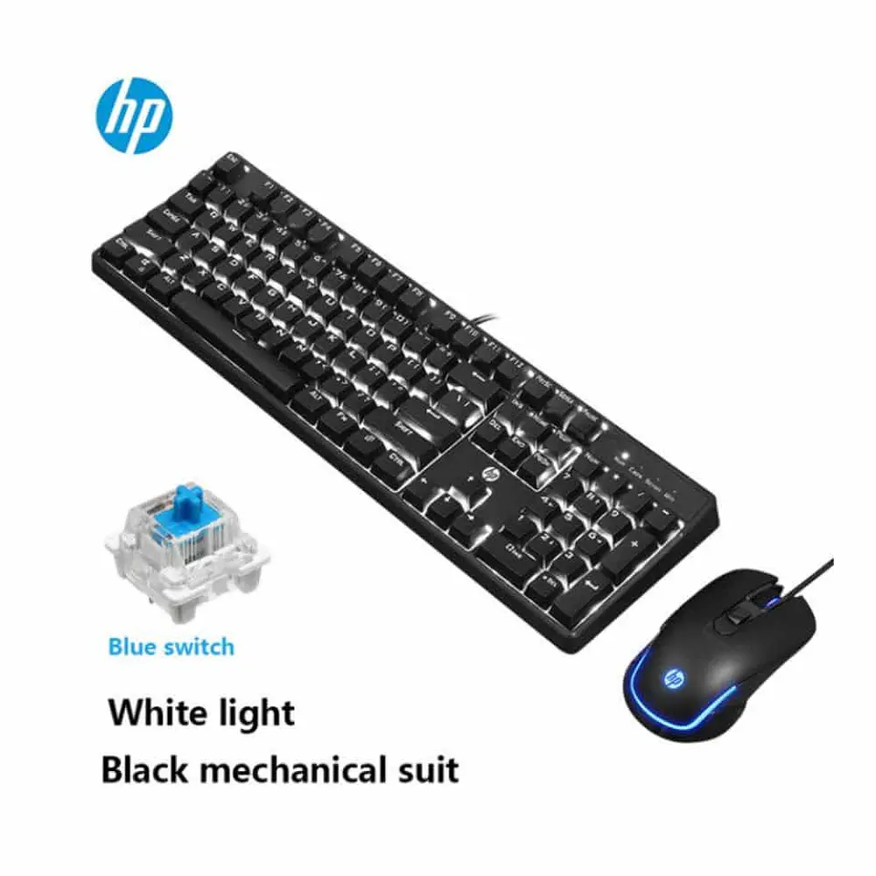 Combo Teclado mecánico+ Mouse Gamer HP - GM200 2
