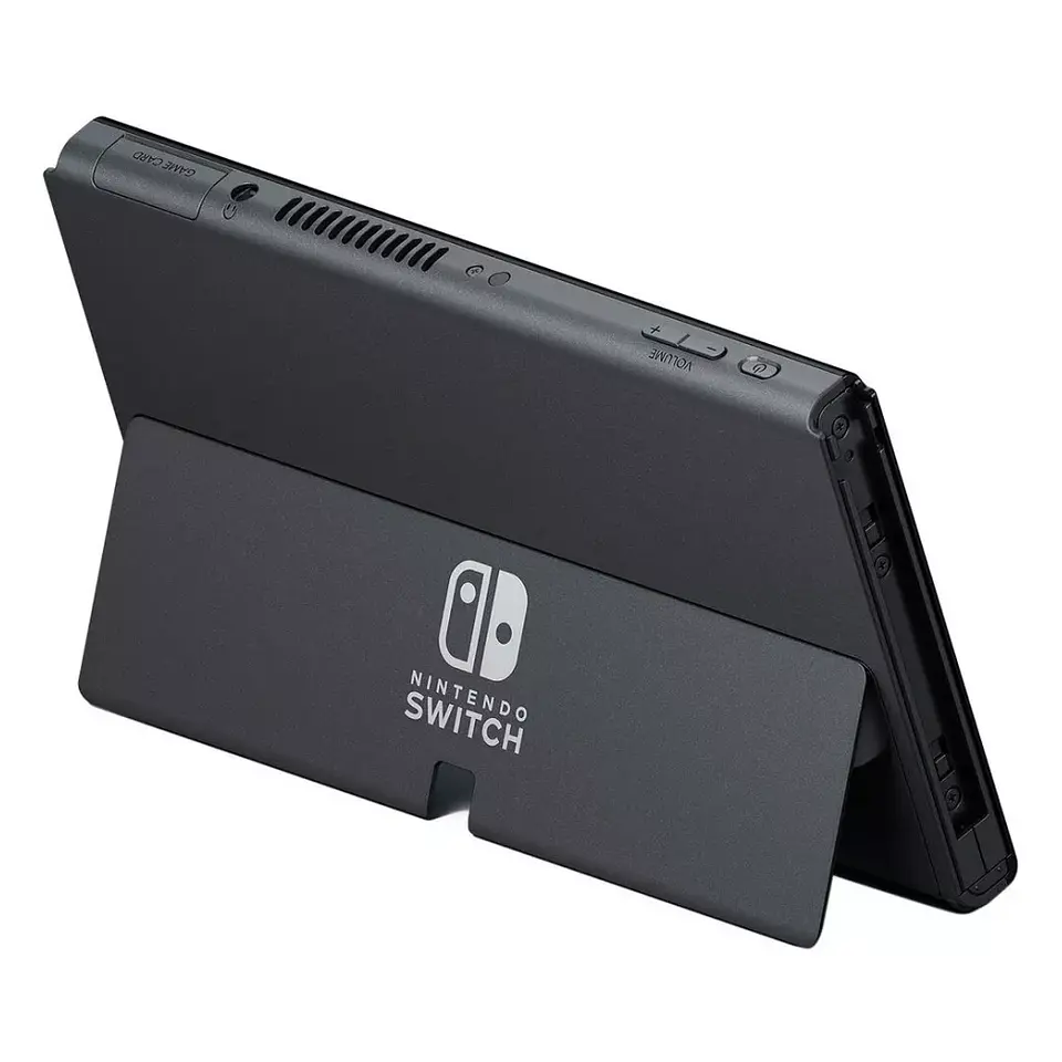 Nintendo Switch OLED 64GB Standard color blanco y negro con accesorios 3