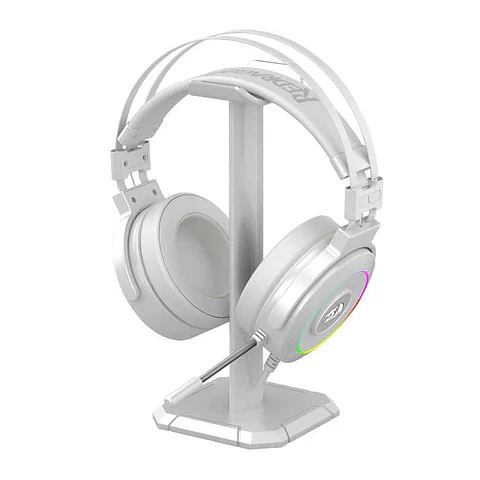 Audífonos Gamer Redragon Lamia H320 Blanco - Sonido 7.1, RGB, USB, Soporte Inclu