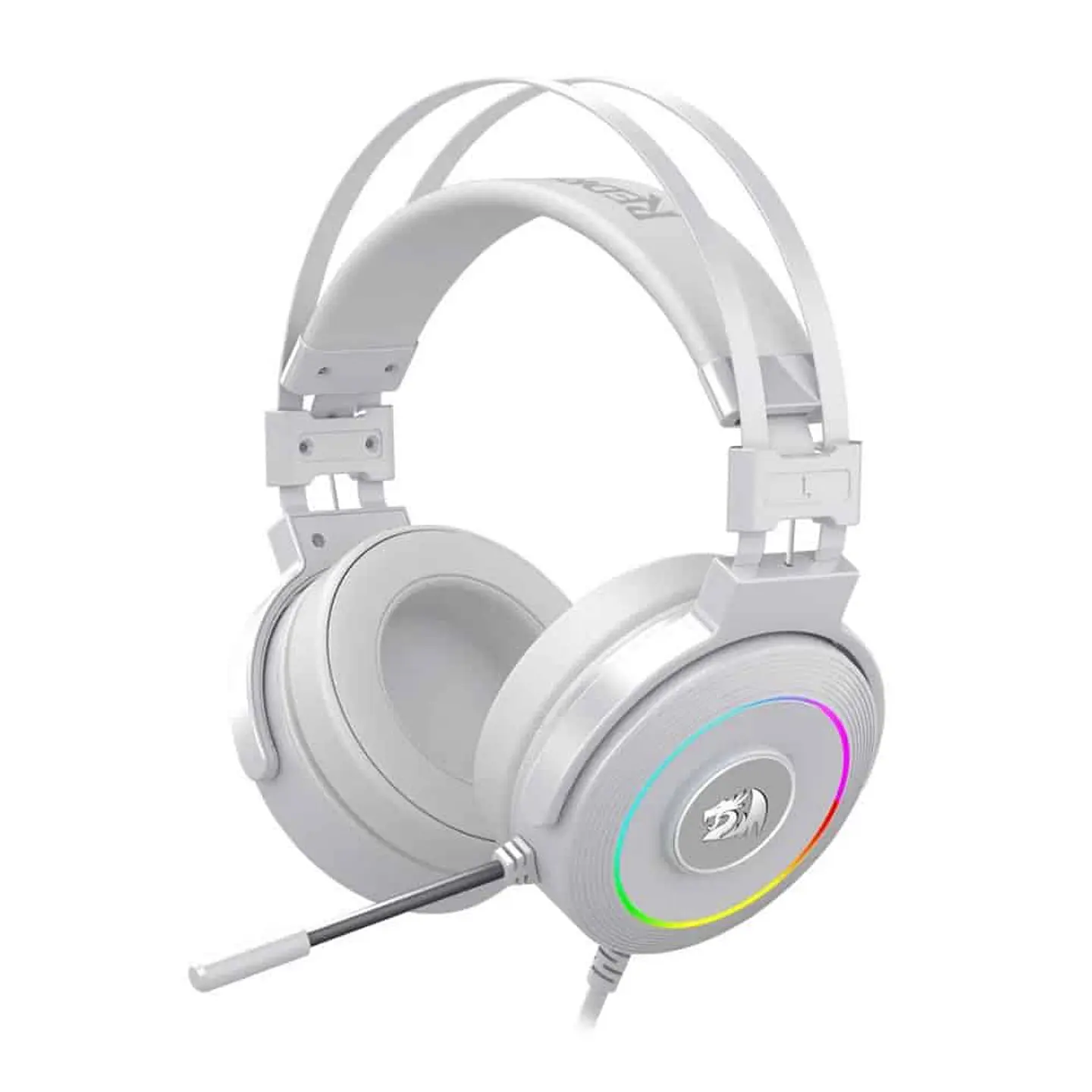 Audífonos Gamer Redragon Lamia H320 Blanco - Sonido 7.1, RGB, USB, Soporte Inclu 2