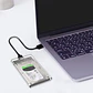 Cofre Case Transparente Disco Duro HHD y SSD Sata 2.5 USB 3.0 - thumbnail 3