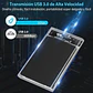 Cofre Case Transparente Disco Duro HHD y SSD Sata 2.5 USB 3.0 - thumbnail 4