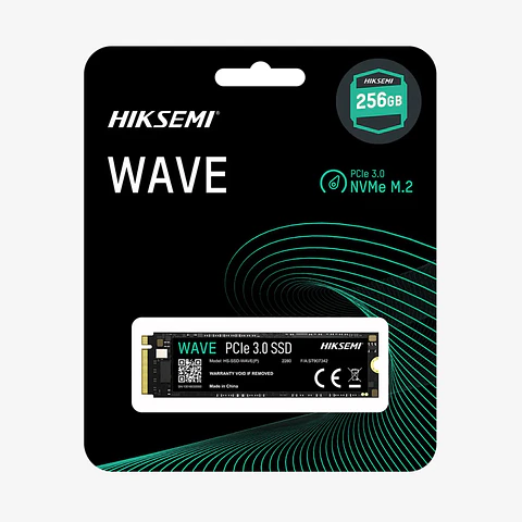 Unidad SSD Hiksemi Wave(P) 1TB, M.2, NVMe PciE-3 x 4, 2450MB/s