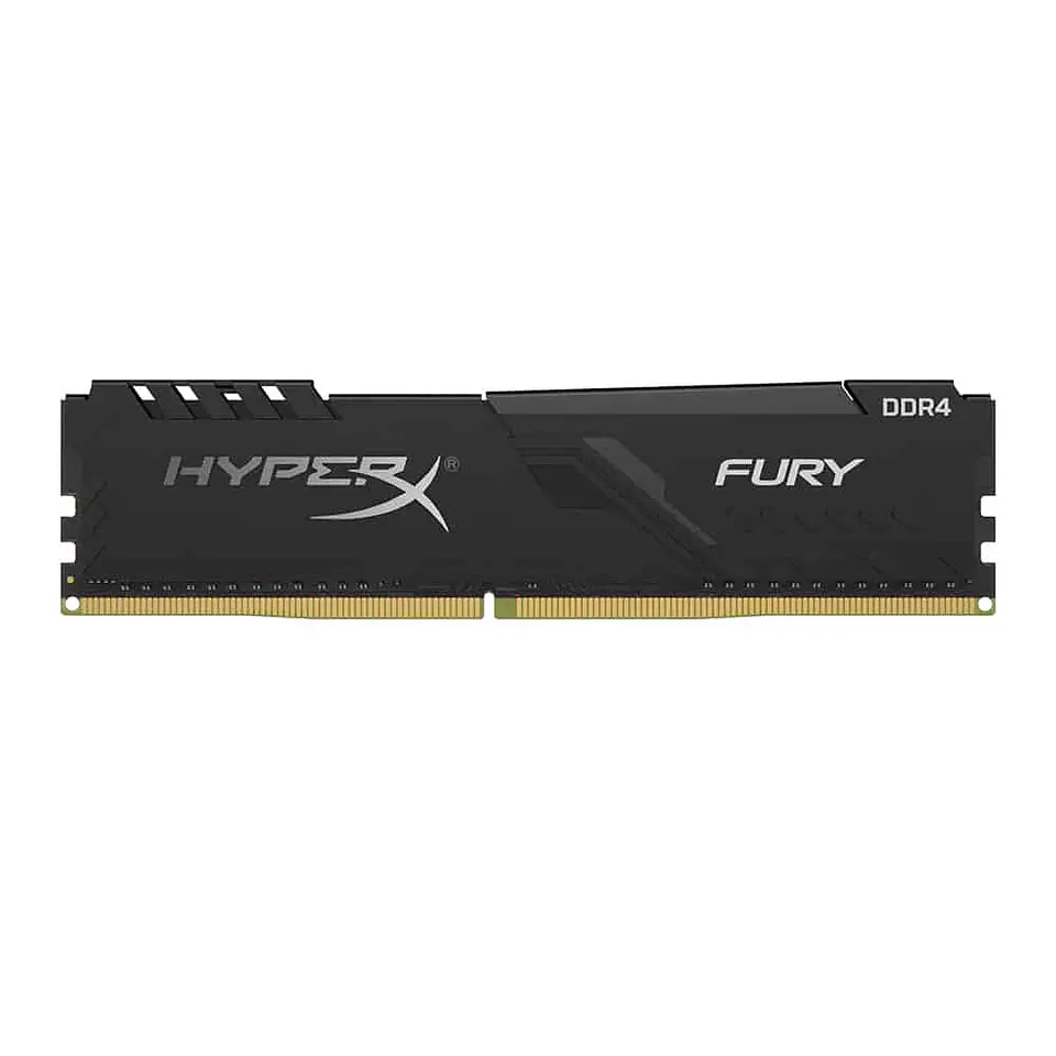 Memoria Ram HyperX Fury Black 8GB (HX426C16FB3/8, DDR4, 2666MHz) - Para Pc 1