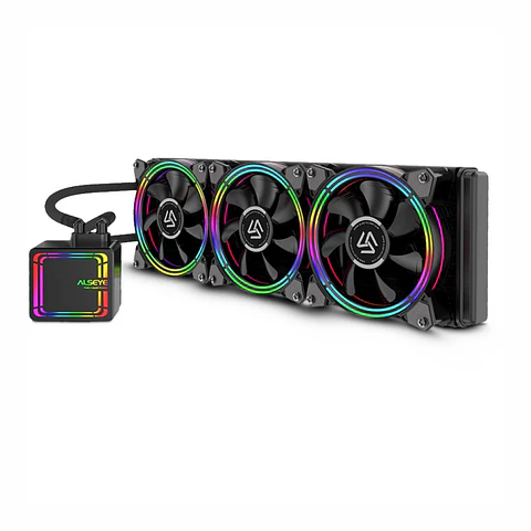 Refrigeración Líquida ALSEYE Halo H360 (Bomba RGB, Intel-AMD)