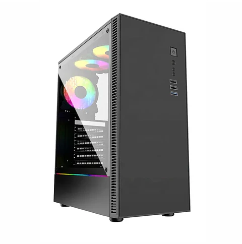 Gabinete Krisper Iron CG74, Vidrio Templado, Mid-Tower, Micro-ATX, ITX, ATX