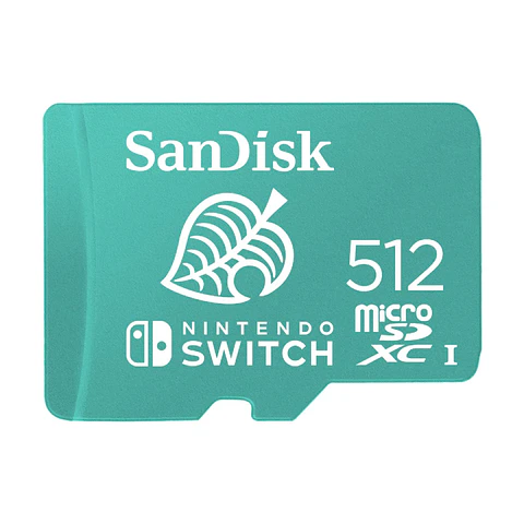 Tarjeta MicroSDXC SanDisk Nintendo Switch, 512GB, Clase 10