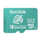 Tarjeta MicroSDXC SanDisk Nintendo Switch, 512GB, Clase 10 - thumbnail 1