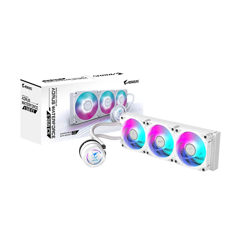 Refrigeración Liquida Aorus Waterforce II 360 Ice, Blanco