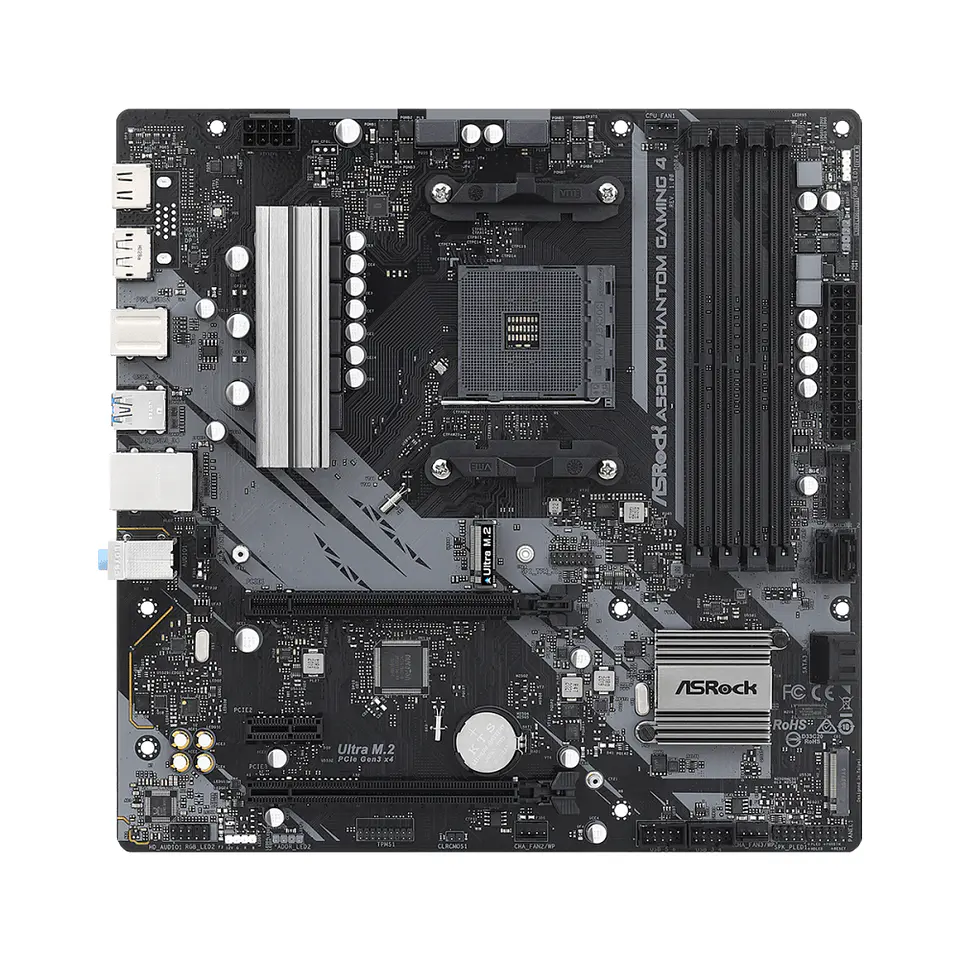 Placa Madre ASRock A520M Phantom Gaming 4, AM4, DDR4 - mATX 2