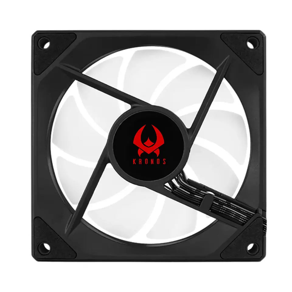 Ventilador Gabinete PC Kronos Eurus, ARGB, 120mm, PWM, Black 4