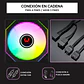 Ventilador Gabinete PC Kronos Eurus, ARGB, 120mm, PWM, Black - thumbnail 5