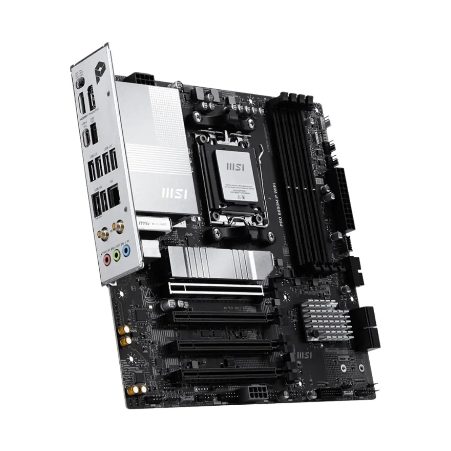 Placa Madre MSI PRO B850M-P WIFI AM5 DDR5 M.2 MicoATX 3