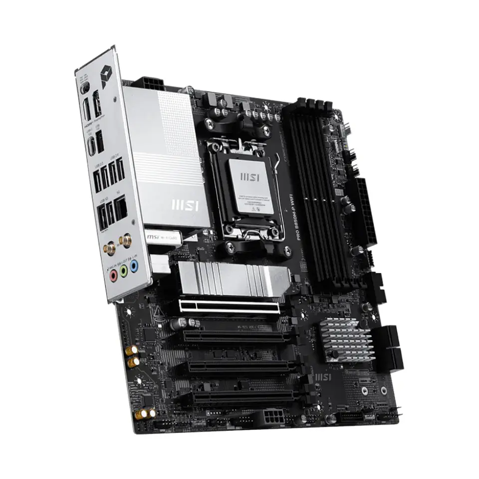 Placa Madre MSI PRO B850M-P WIFI AM5 DDR5 M.2 MicoATX 3