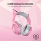 Audífonos Razer Kraken Kitty Quartz, Bluetooth, Rosado - thumbnail 3
