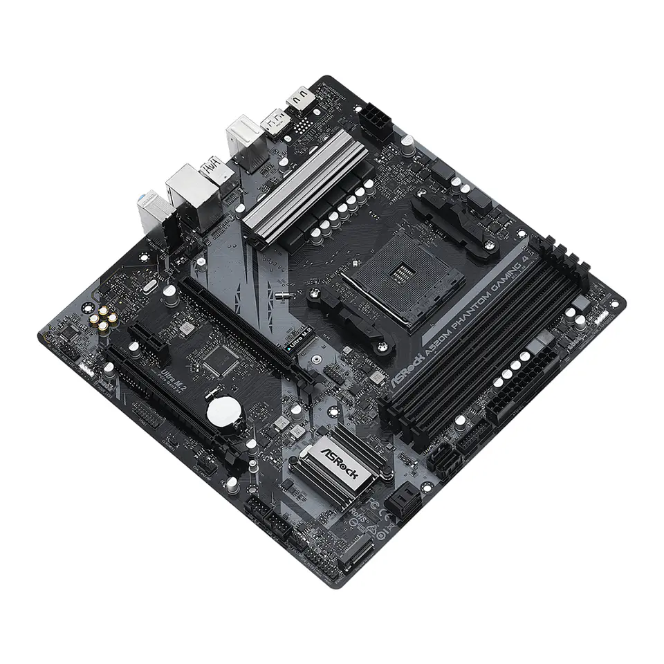 Placa Madre ASRock A520M Phantom Gaming 4, AM4, DDR4 - mATX 4
