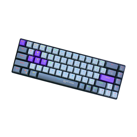 Teclado Mecánico 65% Hype Legend Super Rebel UP, Red Switch (RGB)