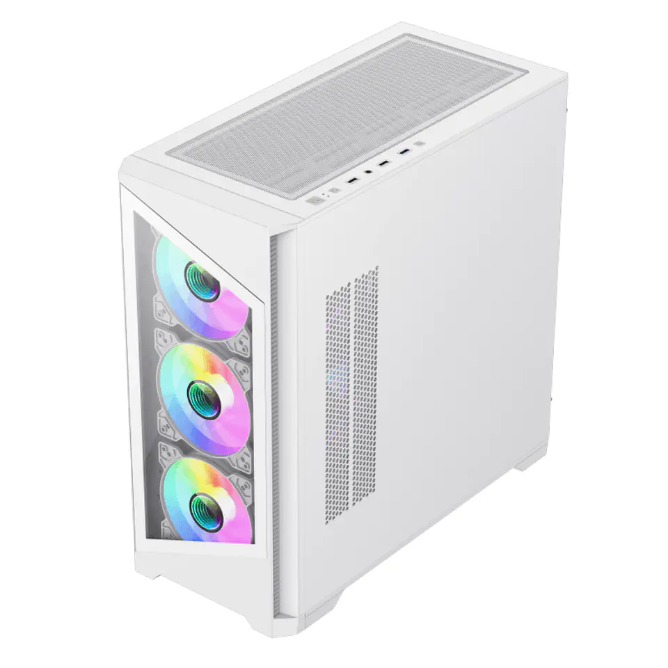 Gabinete Gamemax Destroyer TGW mATX, Vidrio Lateral, 4 coolers 4