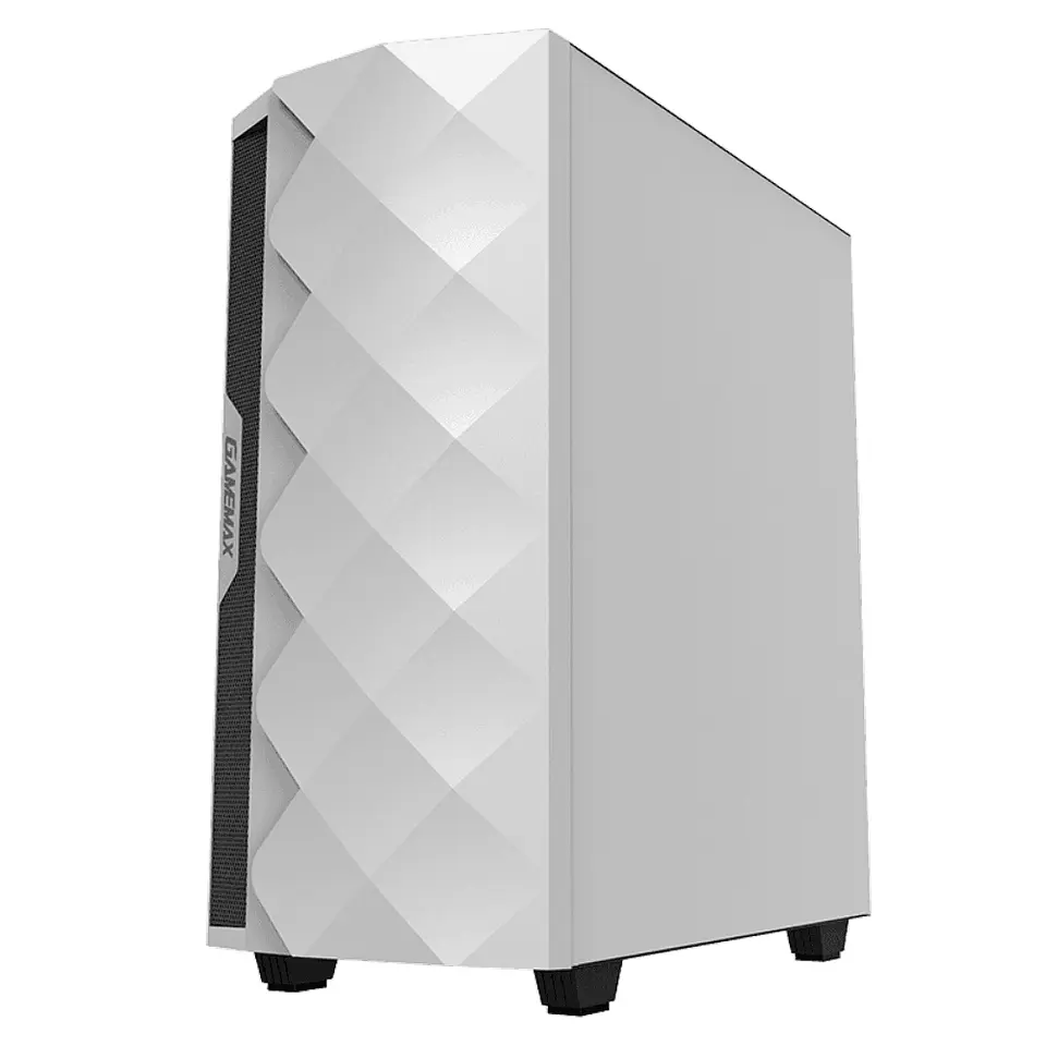 Gabinete Gamemax ATX White Diamond COC, Vidrio Lateral, 2 coolers 3