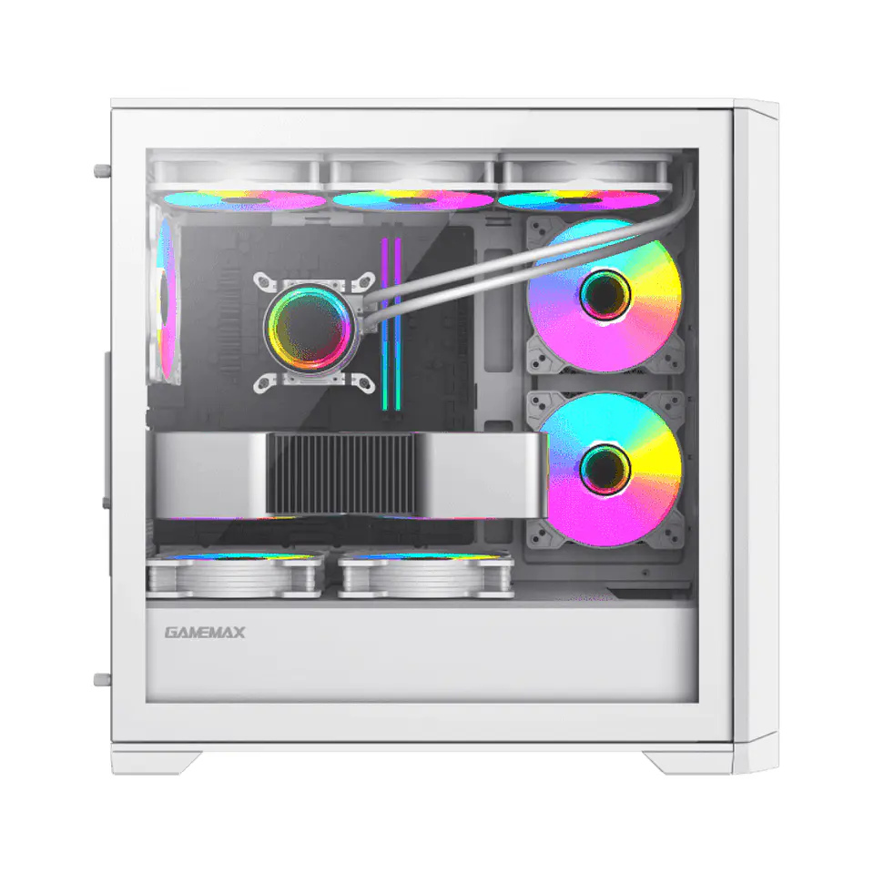 Gabinete Gamemax Destroyer TGW mATX, Vidrio Lateral, 4 coolers 5