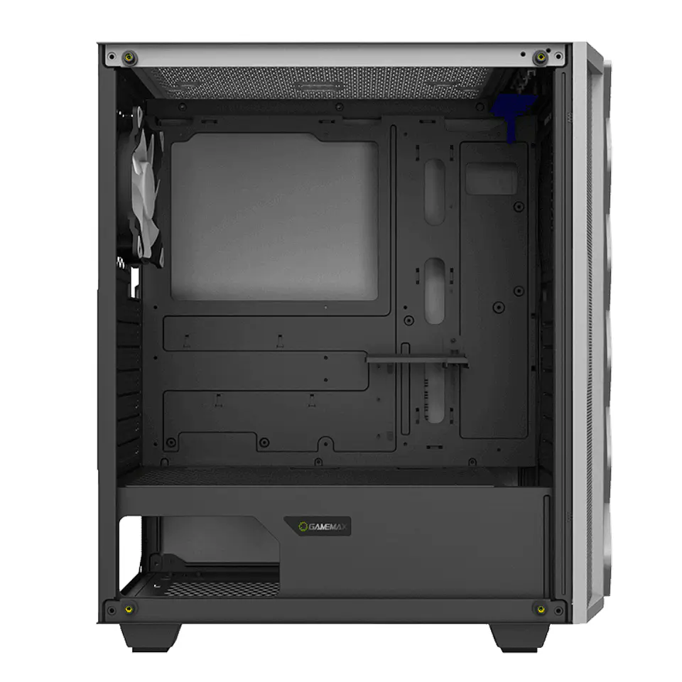 Gabinete Gamemax ATX White Diamond COC, Vidrio Lateral, 2 coolers 6