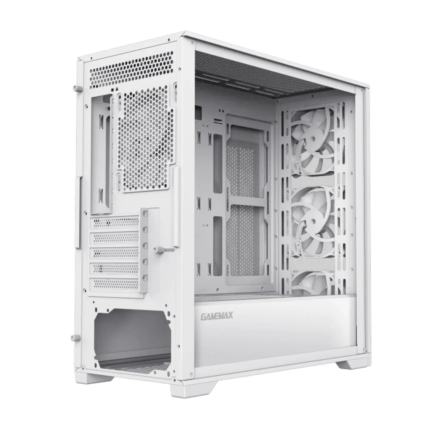 Gabinete Gamemax Destroyer TGW mATX, Vidrio Lateral, 4 coolers 7