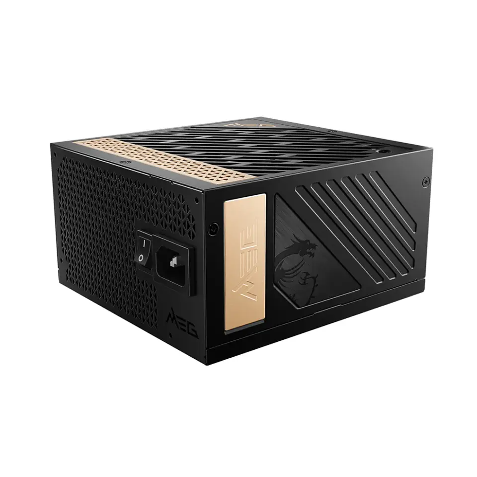 Fuente de Poder MSI MEG Ai1300P 1300W Modular 80+ Platinum 1