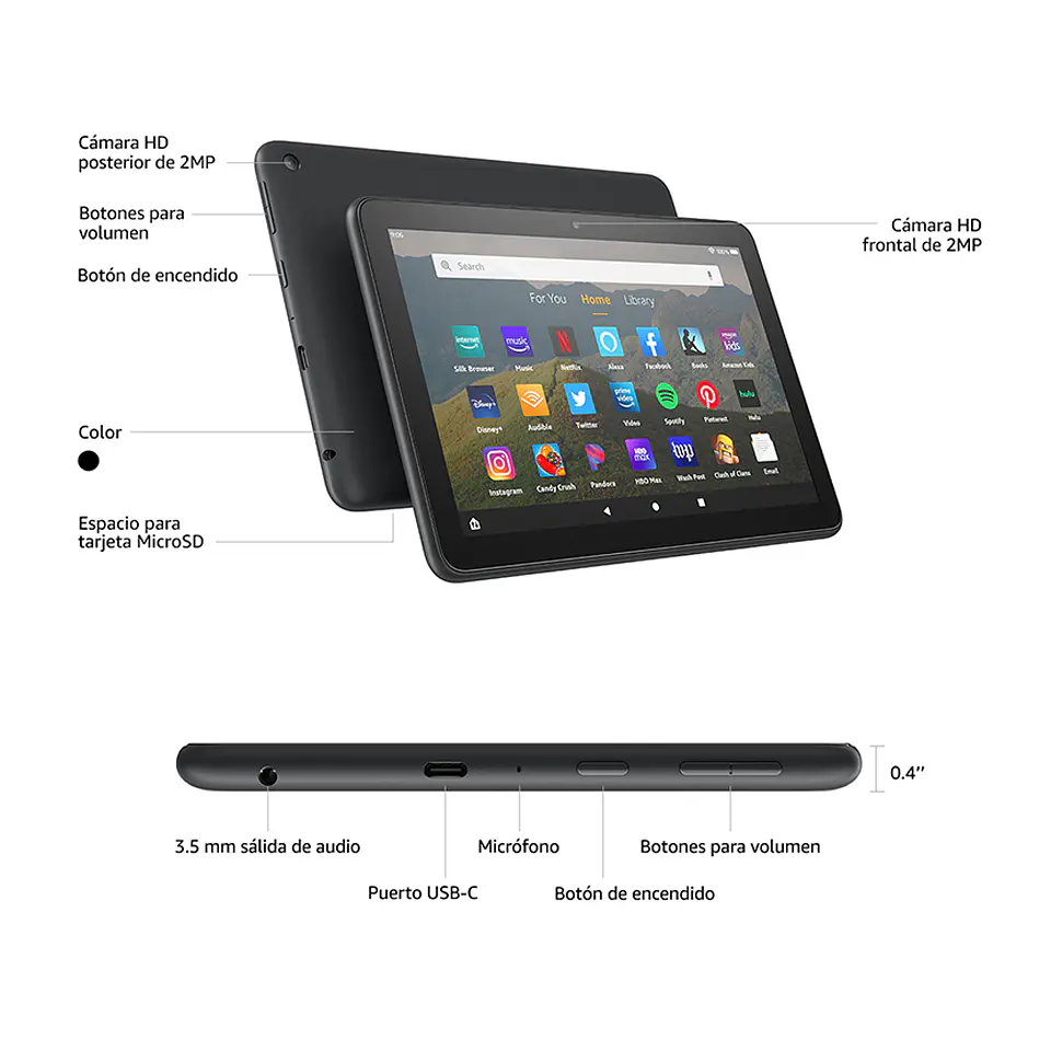 Tablet Amazon Fire HD 8 2020 KFONWI 8