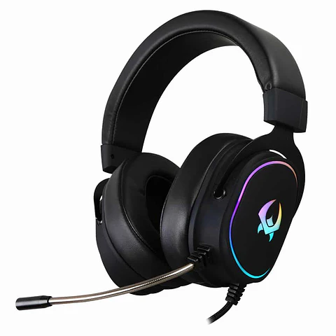 Audífono gamer Kronos Thunder 7.1, conexión USB, alta calidad de sonido 7.1, RGB