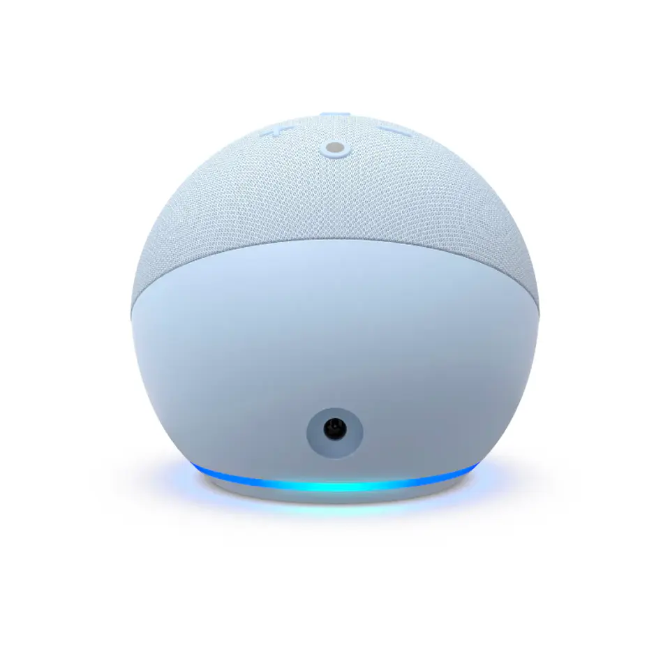 Amazon Echo Dot 5th Gen con reloj y asistente virtual Alexa - Azul 5