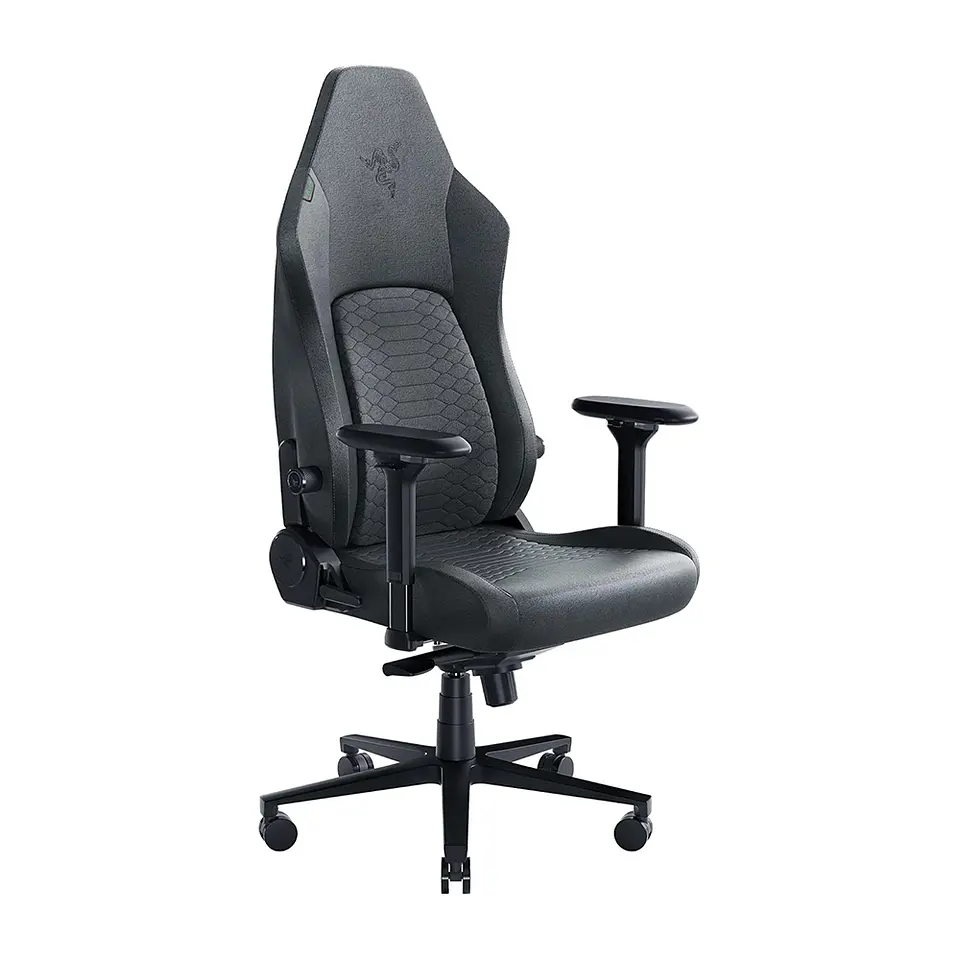 Silla Gamer Razer Iskur V2 Fabric Dark Gray, apoyabrazos 4D 1