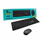 Kit 2 en 1 Weibo WB-8012, Teclado + Mouse inalámbrico, USB - thumbnail 1