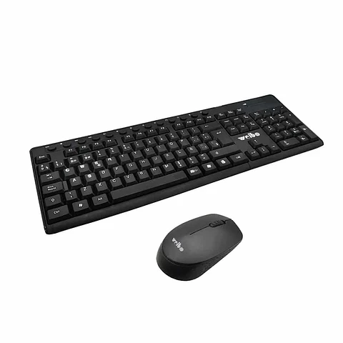 Kit 2 en 1 Weibo WB-8012, Teclado + Mouse inalámbrico, USB