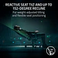 Silla Gamer Razer Iskur V2 Fabric Dark Gray, apoyabrazos 4D - thumbnail 5