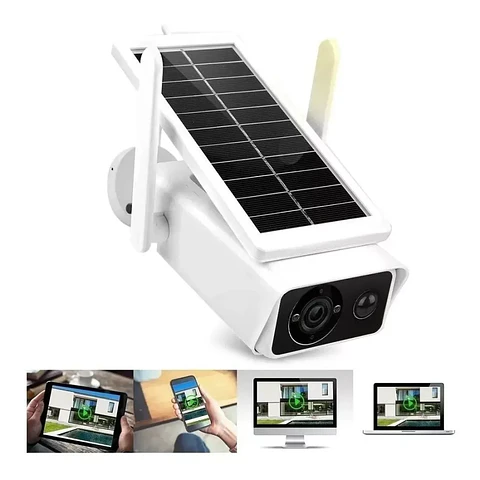 Cámara Exterior Solar IP Wifi FHD con micrófono y batería