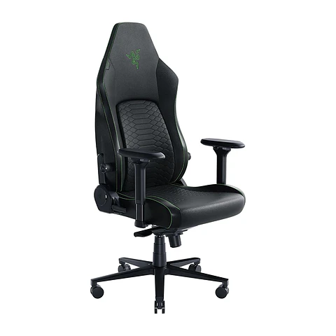 Silla Gamer Razer Iskur V2 Green, soporte Lumbar, Brazos 4D