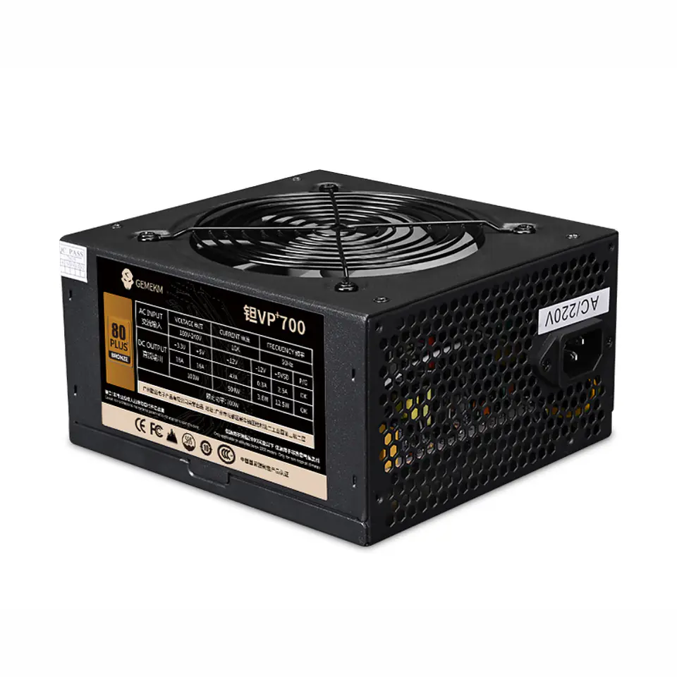 Fuente de poder WJ Coolman 700w plus bronze 1