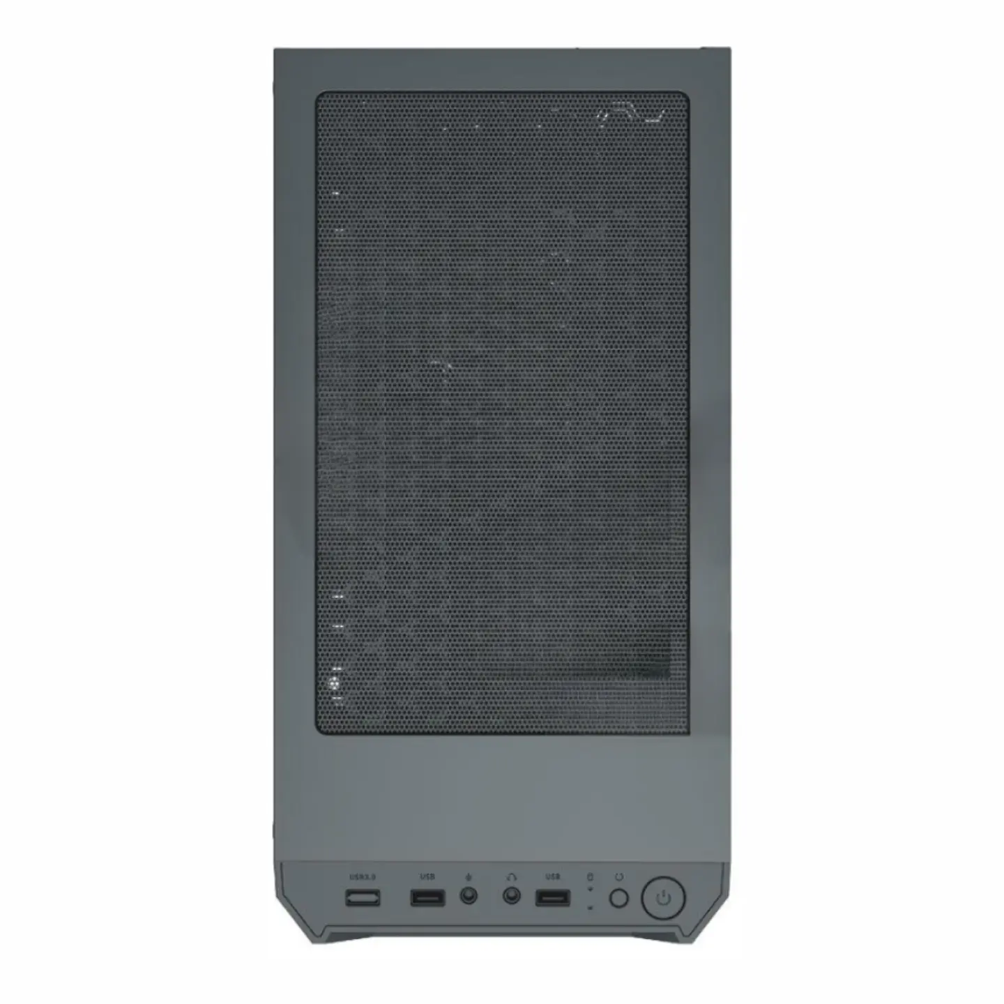 Gabinete Atx con Vidrio Templado Black Star, frontal ABS, USB 3.0 4