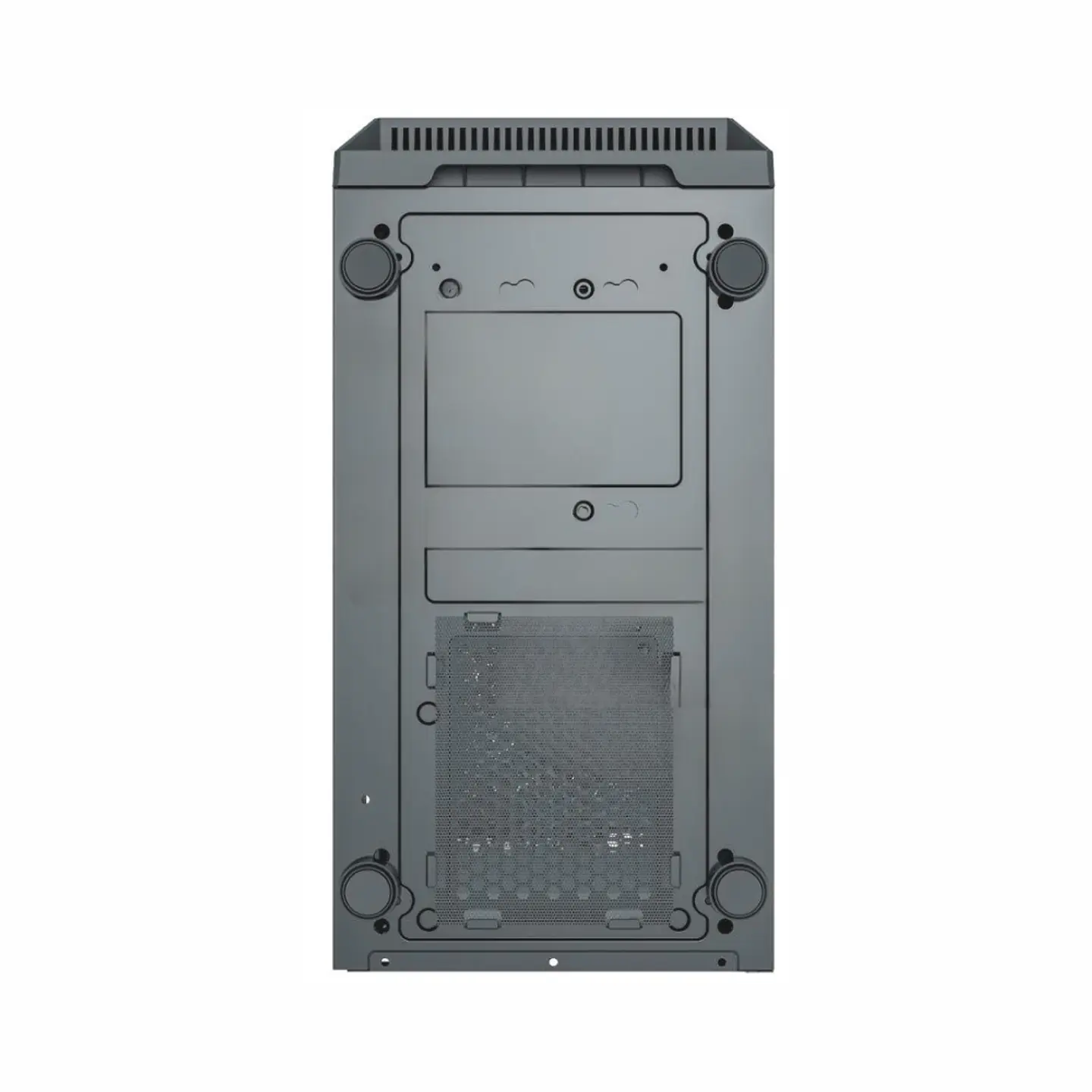 Gabinete Atx con Vidrio Templado Black Star, frontal ABS, USB 3.0 6