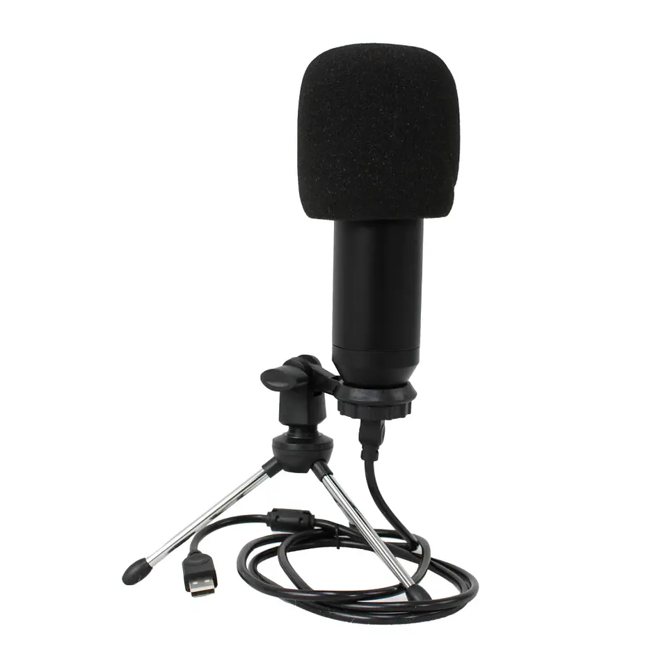 Kit Micrófono Condensador USB especial streaming para podcast y gaming 1