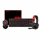 Combo Gamer Redragon 4 en 1: teclado mecánico + mouse + pad mouse + audífonos - Thumbnail 1