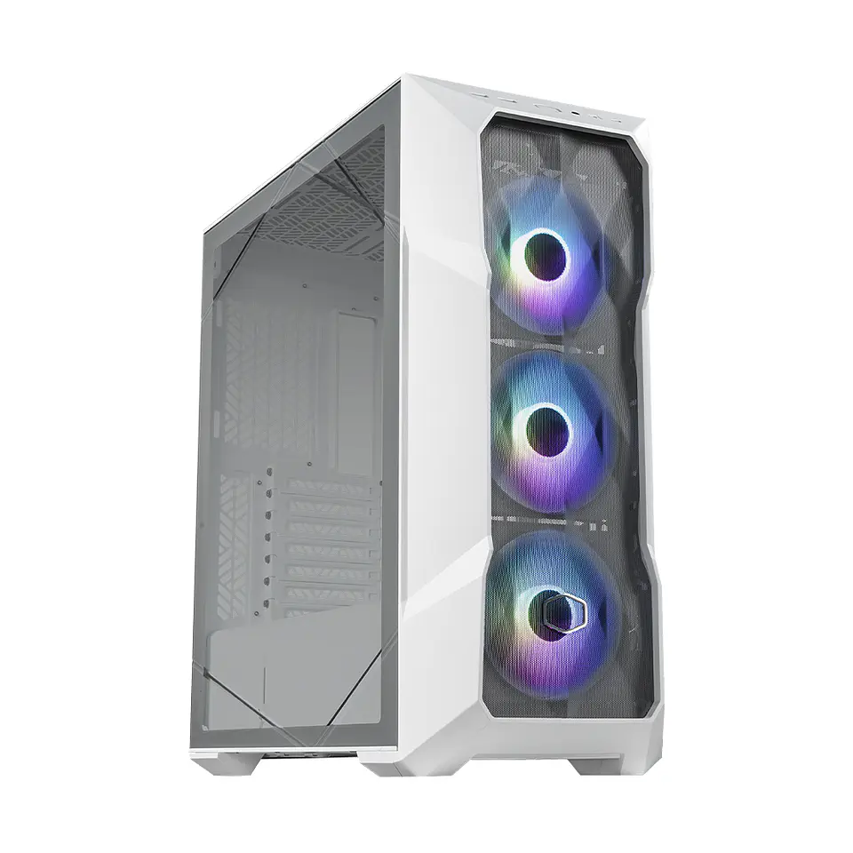 Gabinete Cooler Master TD500 MESH V2, ATX, 3 coolers, Blanco 1