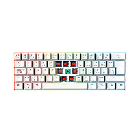 Teclado Mecánico al 60% Fantech MAXFIT61 MK857 Space Edition