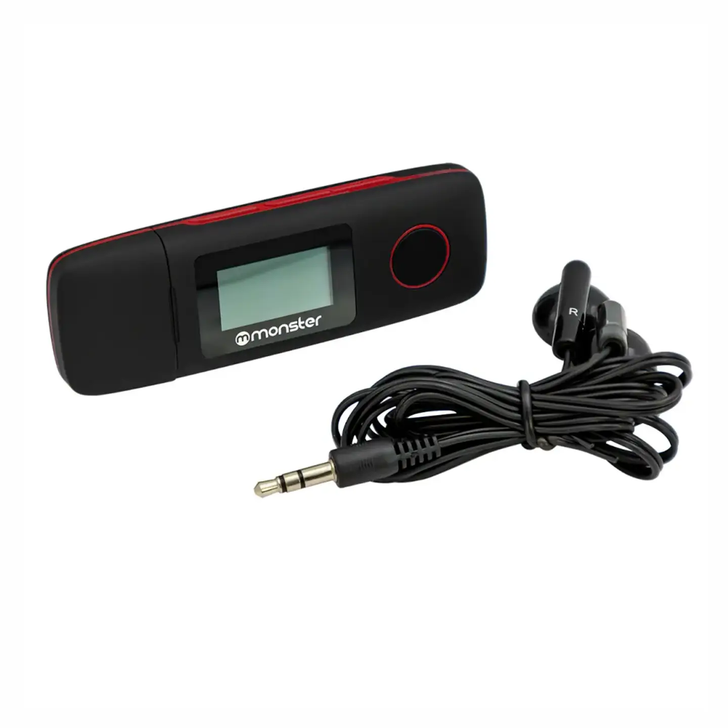 Reproductor Monster Mp3, 16gb, Radio FM, Puerto microSD, Con Grabador De Voz - rojo 2
