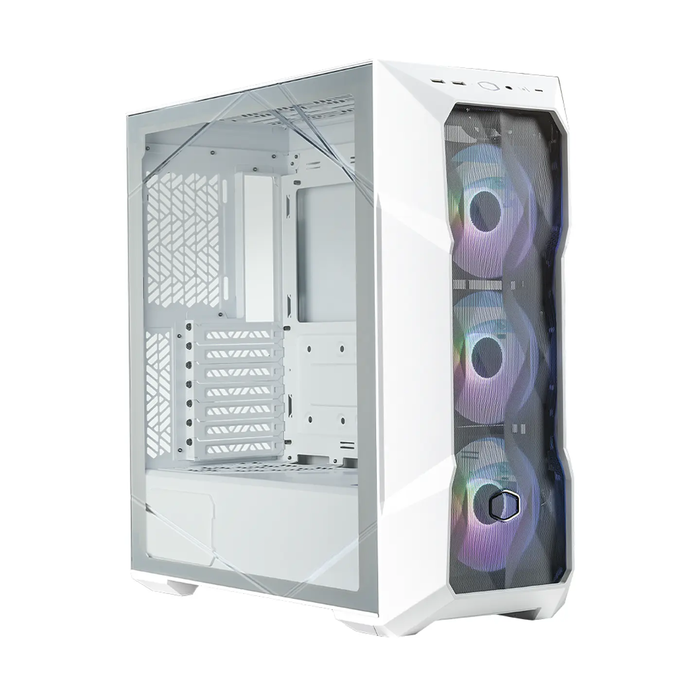 Gabinete Cooler Master TD500 MESH V2, ATX, 3 coolers, Blanco 7