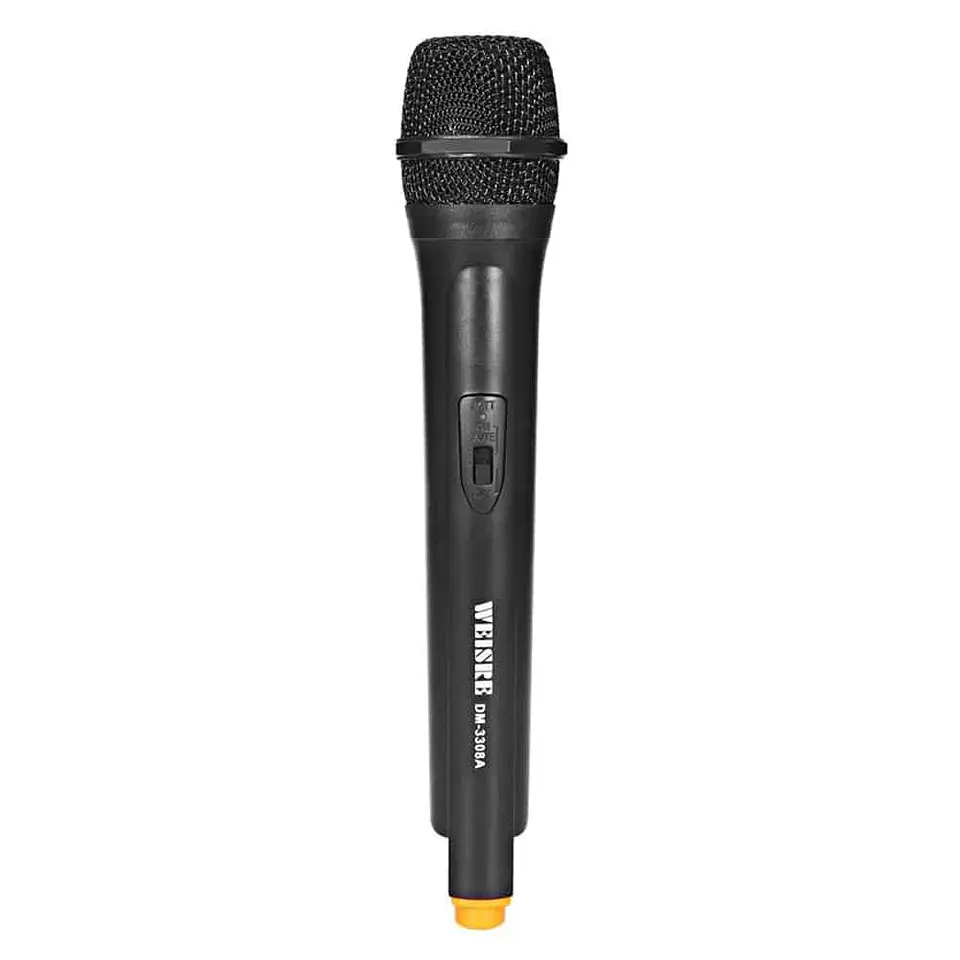 Micrófono Inalámbrico Profesional VHF con receptor, WEISRE DM - 3308A 4