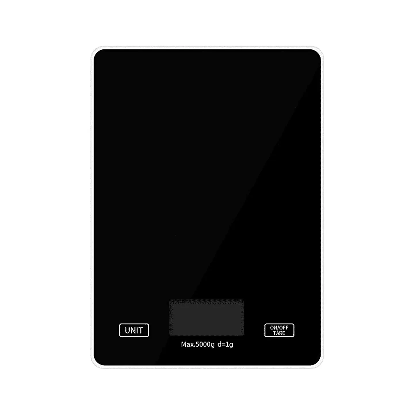 Pesa Gramera Digital 5kg (LCD, Vidrio templado, Botón Táctil) 1