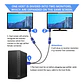 Cable VGA y Splitter Adaptador 2 Salidas 1 Entrada - thumbnail 4
