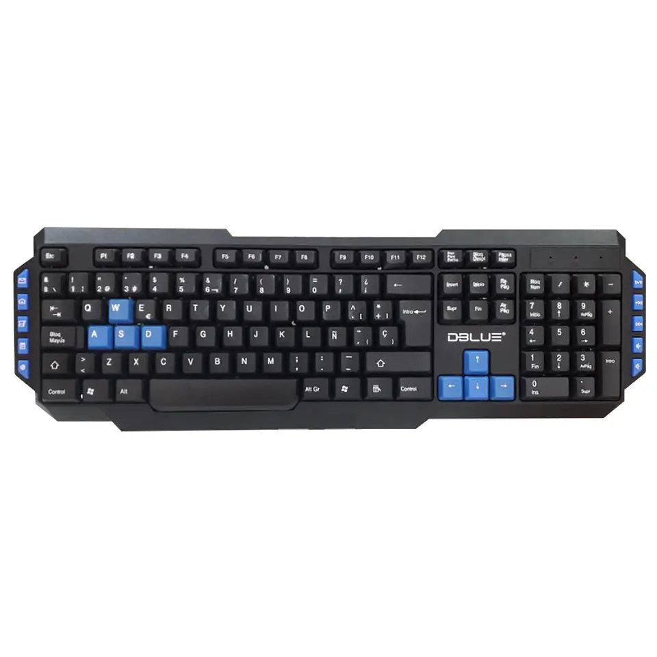 Teclado Multimedia Usb Black Dblue 1