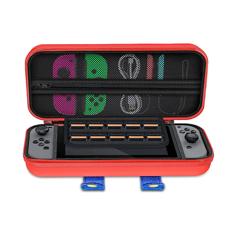 Bolso/Estuche Mario Bross para consola Nintendo Switch y accesorios 2